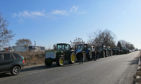 Пети ден на фермерския протест, тракторите чакат край София - 1