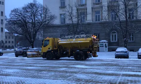 Над 100 снегорина са в готовност да борят снега в София  - 1