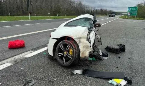 Украински модел и косовски диджей загинаха в ужасяваща катастрофа с Ferrari в Италия - 1