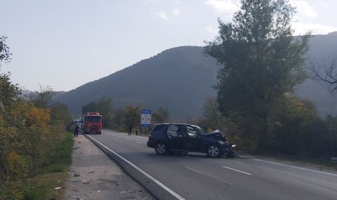 Катастрофа затвори пътя Велико Търново- Русе - 1