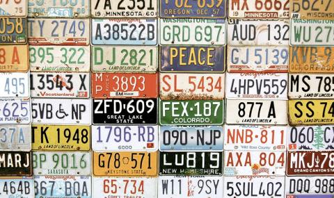 Историята на регистрационните номера на колите - 1