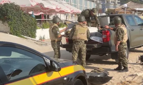 Военен дрон изплува на плаж край Варна - 1