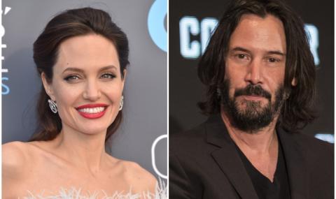 Анджелина Джоли и Киану Рийвс са новата холивудска двойка? - 1