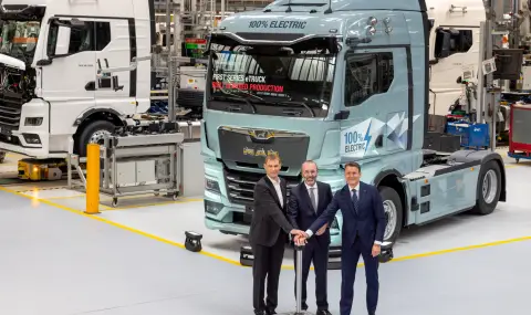 MAN започна серийно производство на електрически камиони - 1