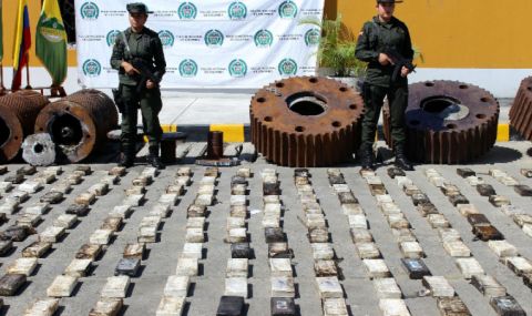 В Колумбия хванаха 1 тон кокаин, предназначен за България - 1