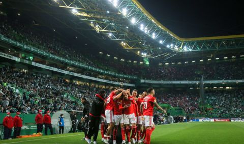 Бенфика почти поднесе титлата на Порто след победа над шампиона Спортинг - 1