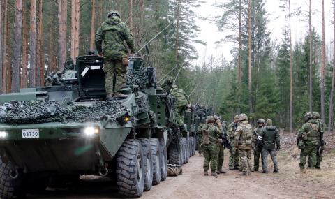 НАТО на учение на литовско-беларуската граница  - 1