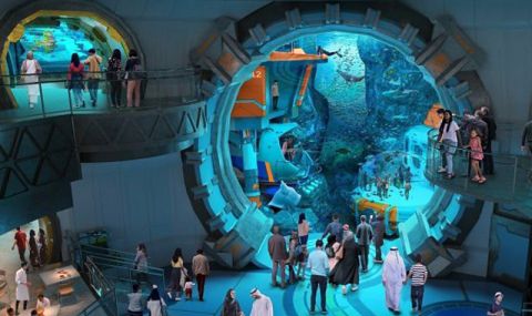 В ОАЕ изграждат най-големия аквариум в света - 1