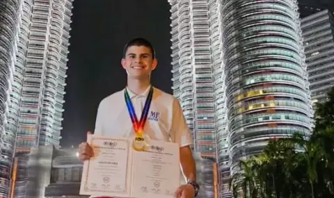 В жестока конкуренция: Наш ученик спечели златен медал от Световната олимпиада по математика  - 1