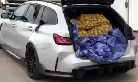 The new BMW M3 Touring as a vehicle for transporting... potatoes! (VIDEO)  - 1