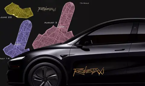 Tesla разшири обхвата на автономните си таксита - 1