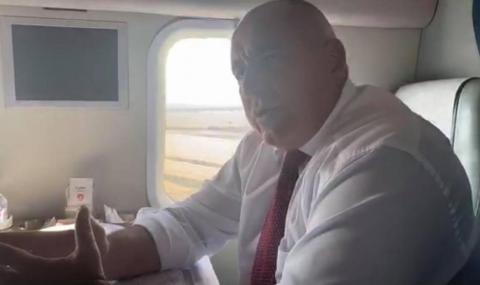 От хеликоптер Бойко Борисов провери строежа на "Балкански поток" ВИДЕО - 1