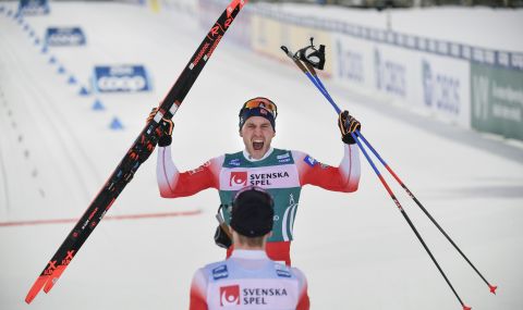 Пълна доминация на Норвегия в масовия старт мъже на СК по ски бягане в Лилехамер - 1