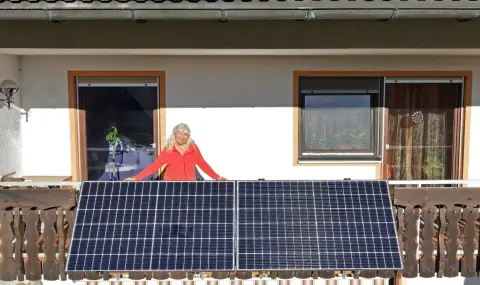 New fashion - solar panels on balconies  - 1