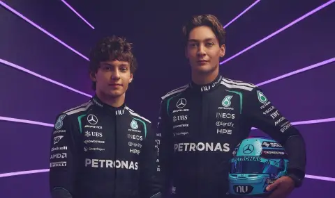 Мерцедес разкри новите състезателни екипи на пилотите за предстоящия сезон във Формула 1 - 1