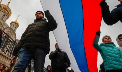 Хиляди се включиха в шествията в памет на Борис Немцов - 1