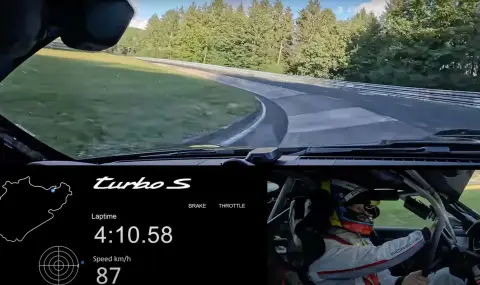 Вижте колко бързо е новото Porsche 911 Turbo S на „Ринга“ (ВИДЕО) - 1