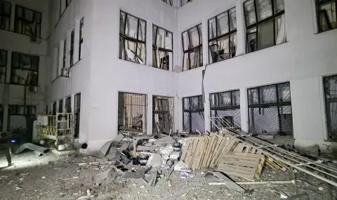 Deadly Russian missile strike on police station in central Kharkiv - dozens injured, one dead  - 1