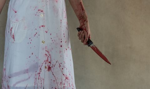 Жена намушка с нож мъж в София - 1