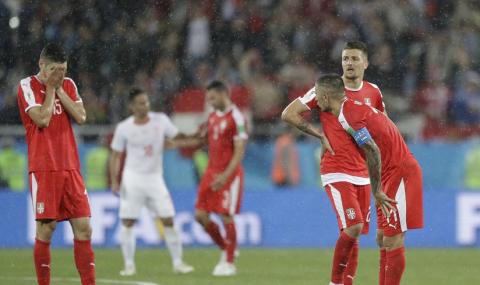 Сърбите бесни на съдията след загубата от Швейцария - 1