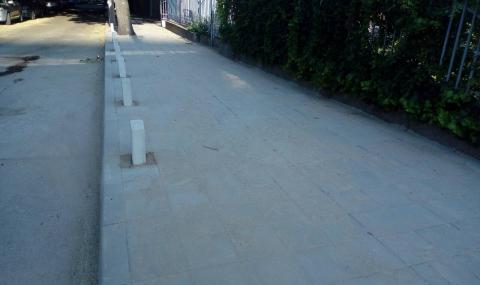 Нов тротоар в район „Северен“ в Пловдив - 1