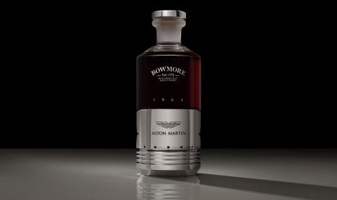 Aston Martin пусна елитно уиски в бутилка от... бутало - 1