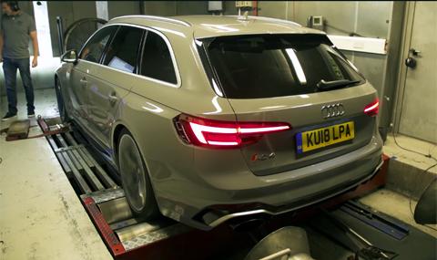 Измериха истинската мощност на Audi RS4 - 1