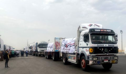 Над 850 камиона с хуманитарна помощ влязоха в Газа - 1