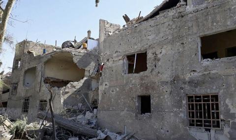 Бомбен апокалипсис в Дамаск (СНИМКИ) - 1