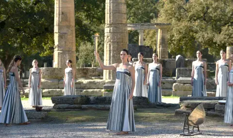 Олимпийският огън ще бъде запален в музей заради буря  - 1