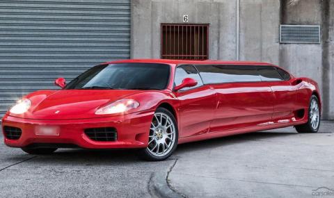 Продава се уникална стреч лимузина Ferrari - 1