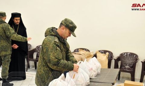 Руският координационен център предоставя хранителни помощи в Забадани в Сирия - 1