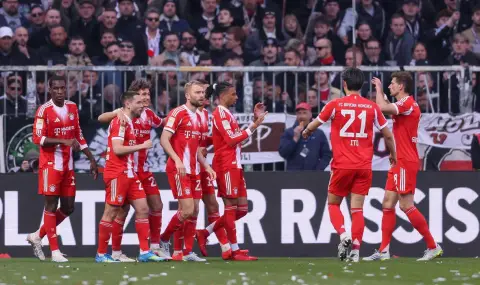 Байерн Мюнхен с разгром, подобри рекорд и след седмица може да е шампион - 1