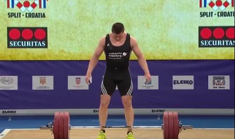 България със сребро от европейското по щанги - 1