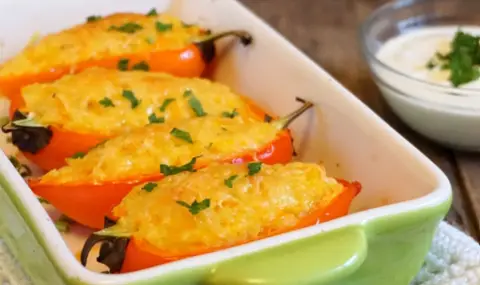 Рецепта на деня: Пълнени чушки с просо и зеленчуци - 1