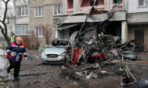 Тайните служби на Украйна разследват катастрофата с хеликоптер - 1