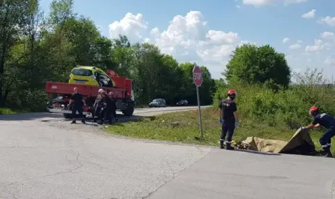 Служители на БЧК са загиналите в тежката катастрофа край Монтана - 1