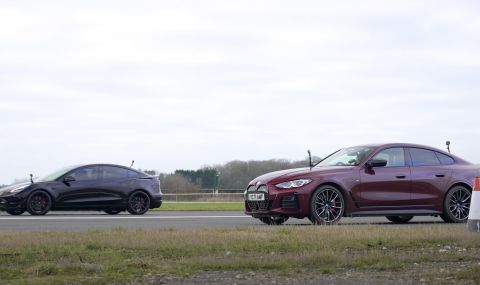 BMW i4 се изправя срещу Tesla Model 3 в директна битка (ВИДЕО) - 1