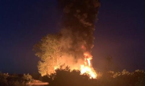 Пожар гори край Сухото езеро в Рила - 1