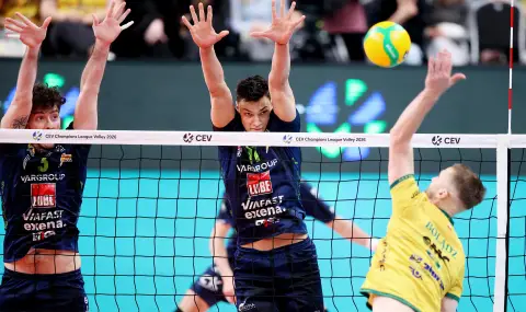 Александър Николов блести отново, но Кучине Лубе отстъпи на Верона в полуфиналната битка - 1