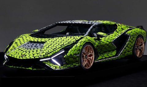 Това Lamborghini е направено от над 400 хиляди блокчета Lego - 1