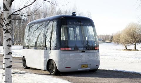 Първият в света всесезонен роботизиран автобус ще бъде с гуми Nokian - 1