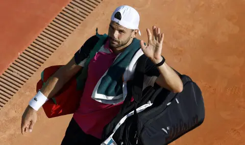 Григор Димитров се отказа и напусна Ролан Гарос - 1