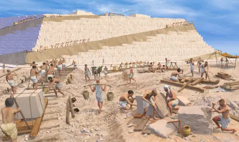 Учени откриха нова теория за строежа на пирамидите в Египет - 1