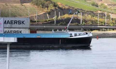 Water levels in the Rhine river fell below its record low of 2018 - 1
