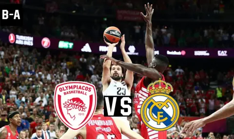 Vezenkov's Olympiakos beat Real Madrid in the Euroleague  - 1