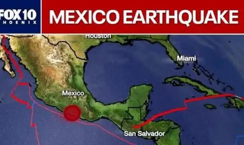 Земетресение от 6,5 по скалата на Рихтер разлюля Мексико, загинаха двама ВИДЕО