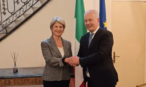 Председателят на БОК и посланикът на Италия със съвместни инициативи преди Милано–Кортина - 1