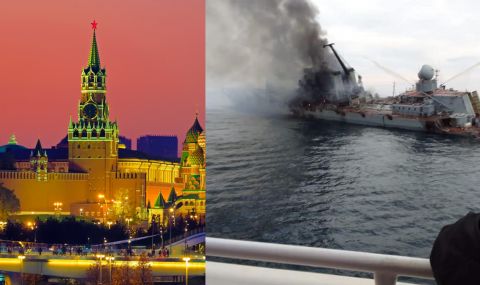 В Кремъл гледат снимката на горящия „Москва“ - 1