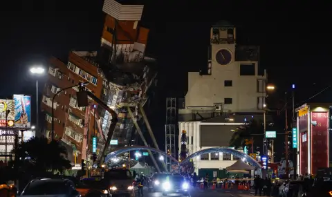 Стотици хора остават блокирани след земетресението в Тайван - 1